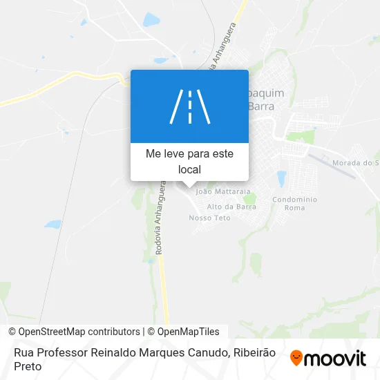 Rua Professor Reinaldo Marques Canudo mapa