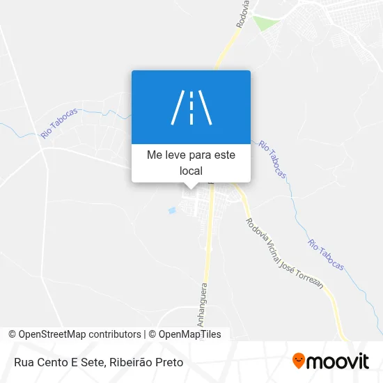 Rua Cento E Sete mapa