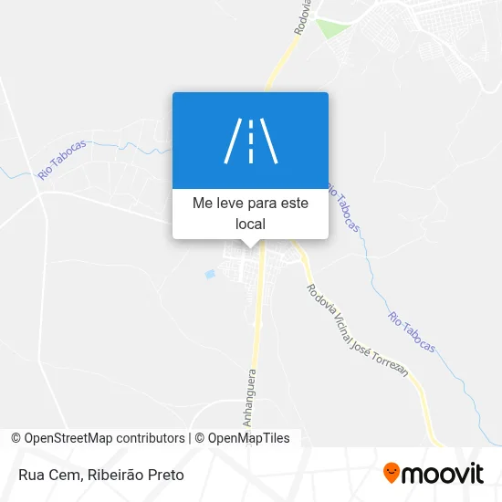 Rua Cem mapa
