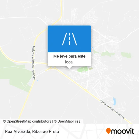 Rua Alvorada mapa