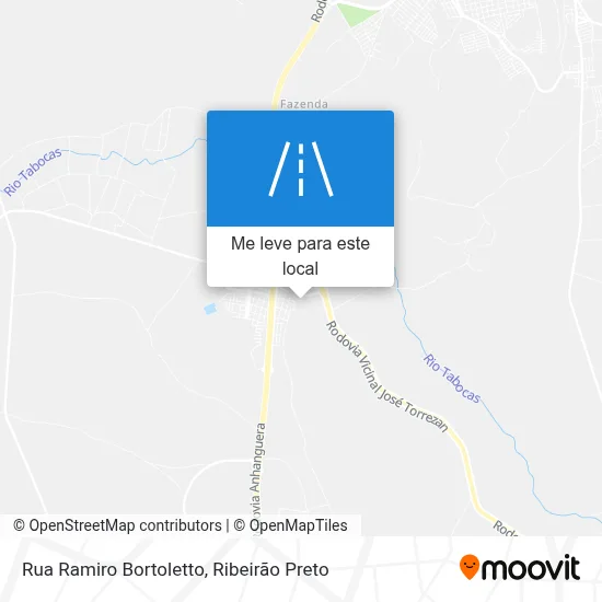 Rua Ramiro Bortoletto mapa