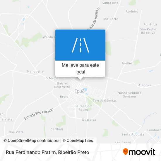 Rua Ferdinando Fratim mapa