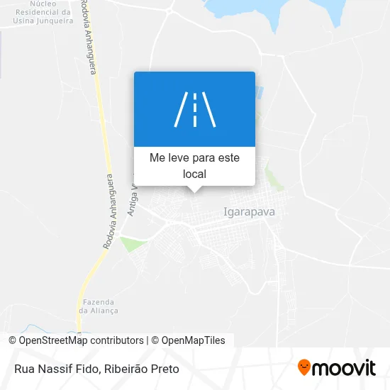 Rua Nassif Fido mapa