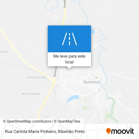 Rua Carlota Maria Pinheiro mapa