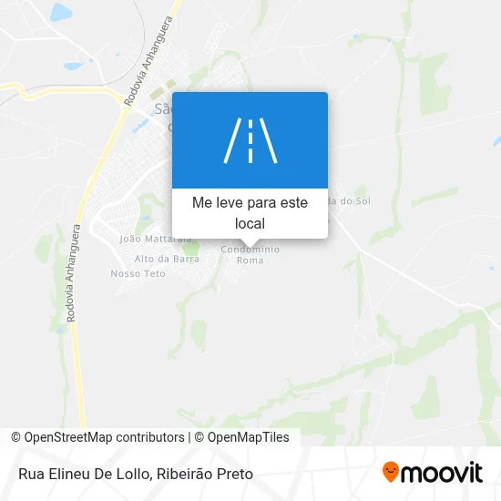 Rua Elineu De Lollo mapa