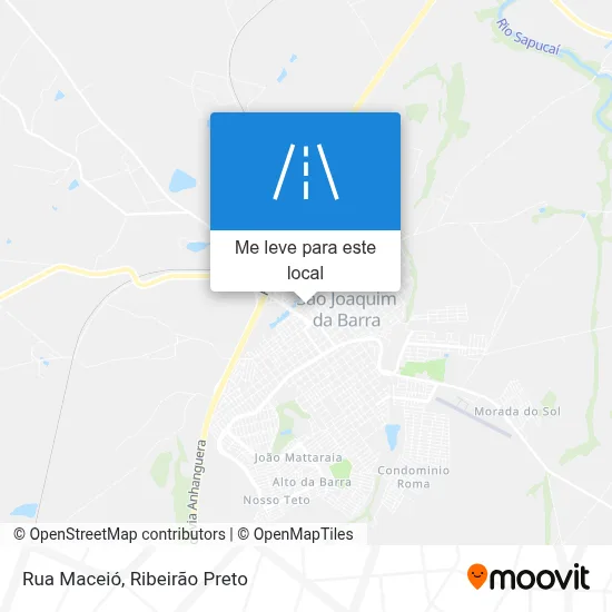 Rua Maceió mapa