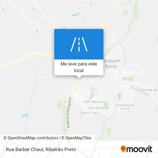 Rua Barbar Chaul mapa