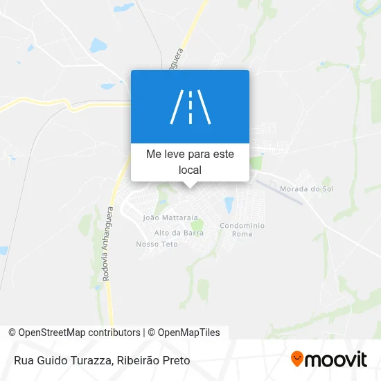 Rua Guido Turazza mapa