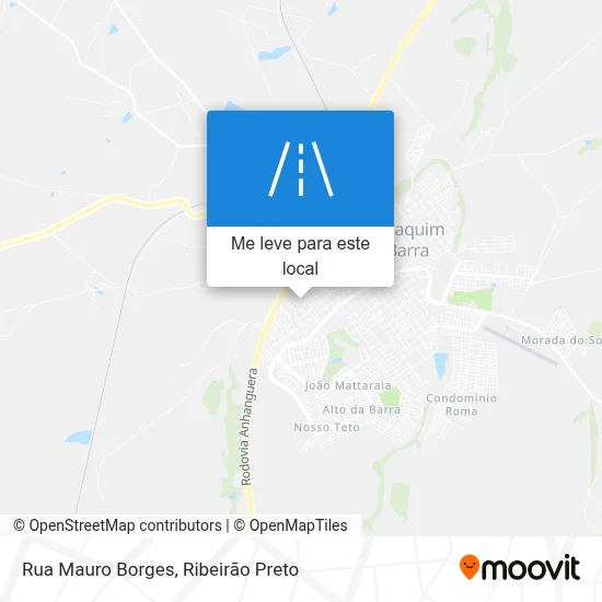 Rua Mauro Borges mapa