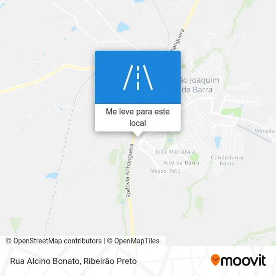 Rua Alcino Bonato mapa