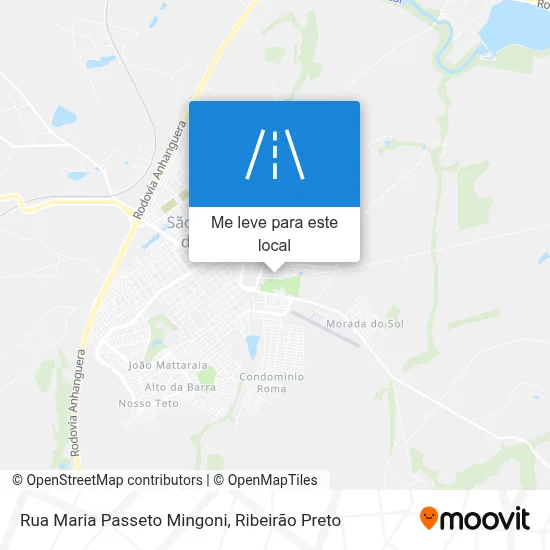 Rua Maria Passeto Mingoni mapa