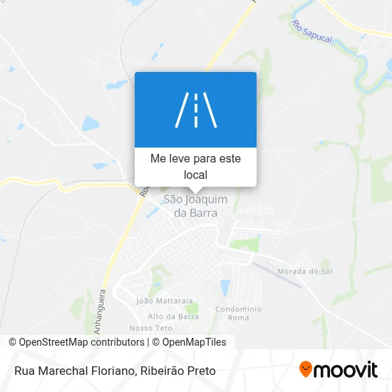 Rua Marechal Floriano mapa