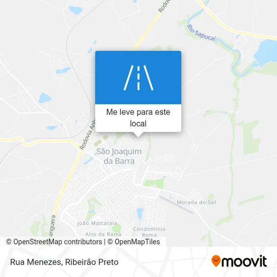 Rua Menezes mapa