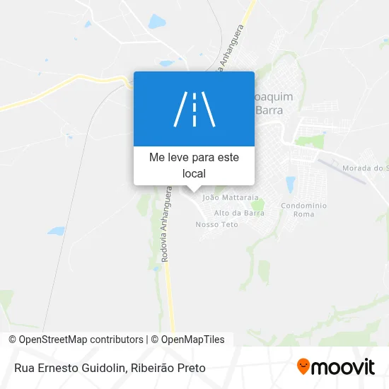 Rua Ernesto Guidolin mapa