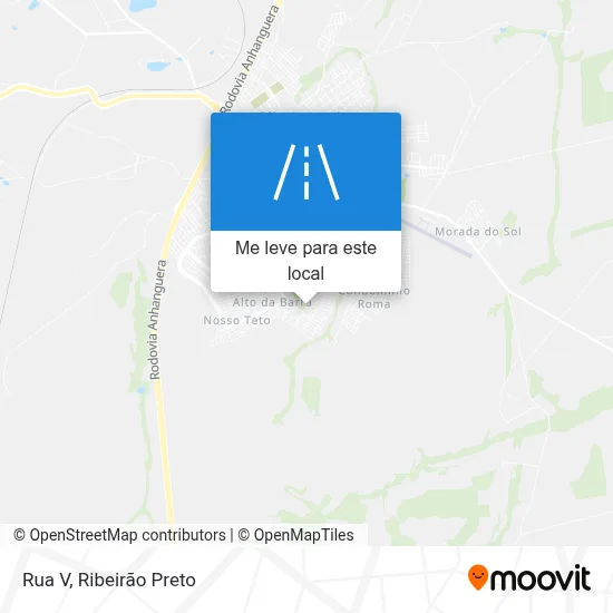 Rua V mapa