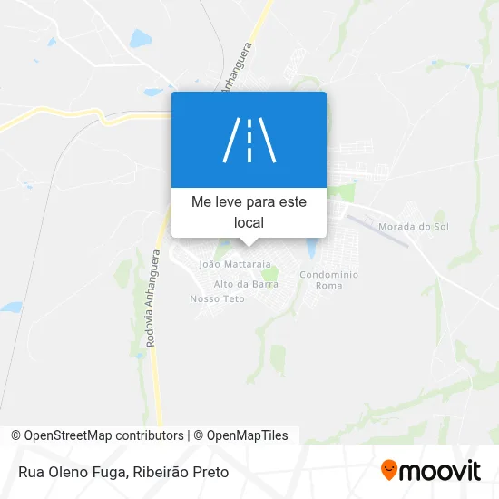 Rua Oleno Fuga mapa