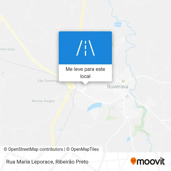 Rua Maria Leporace mapa
