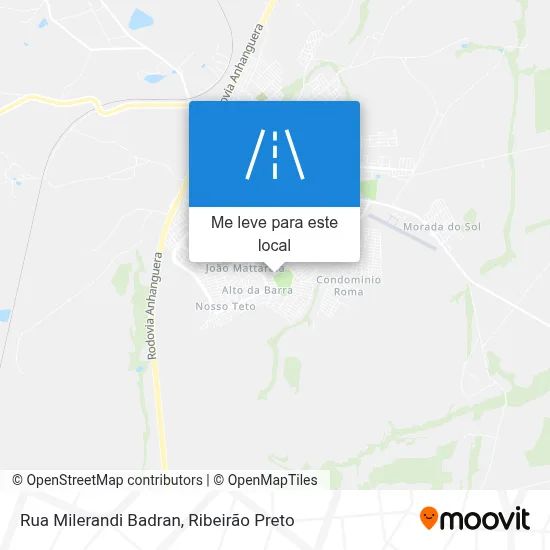 Rua Milerandi Badran mapa