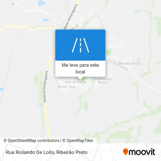 Rua Riolando De Lollo mapa