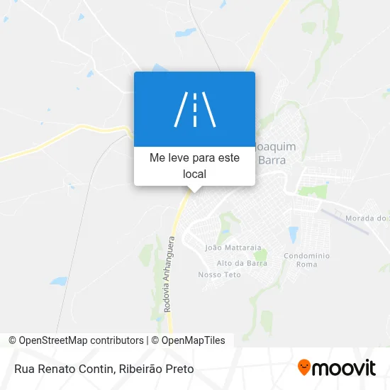 Rua Renato Contin mapa