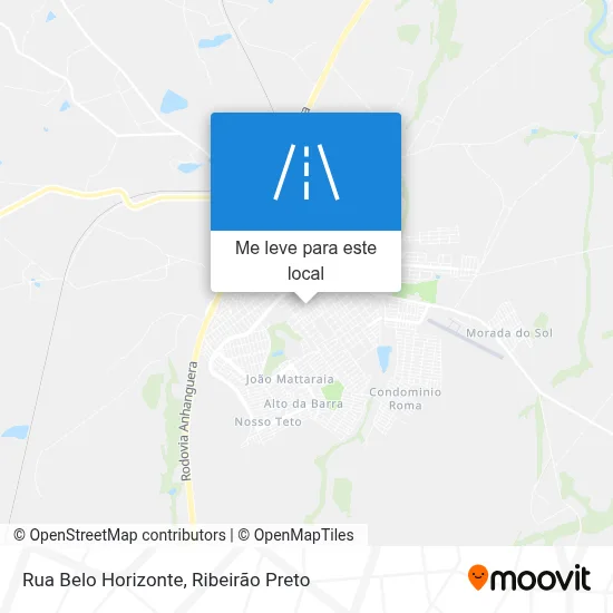 Rua Belo Horizonte mapa
