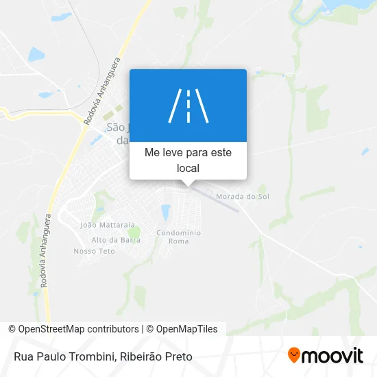 Rua Paulo Trombini mapa