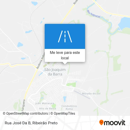 Rua José Da B mapa