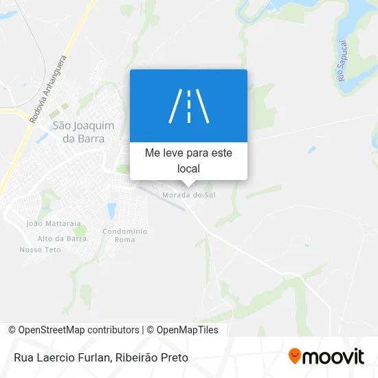 Rua Laercio Furlan mapa