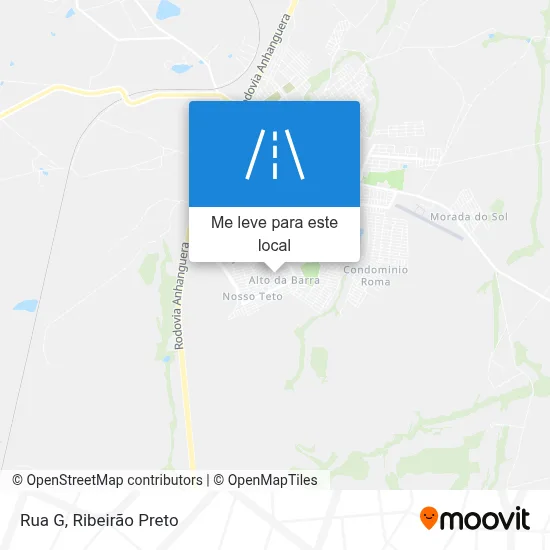 Rua G mapa