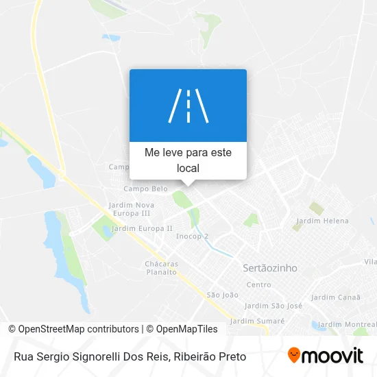 Rua Sergio Signorelli Dos Reis mapa