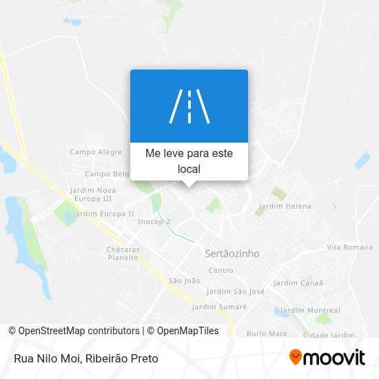 Rua Nilo Moi mapa