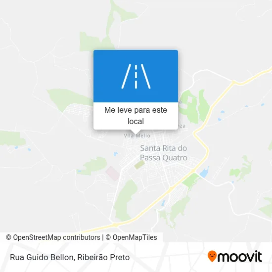Rua Guido Bellon mapa
