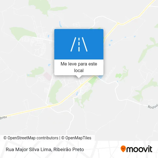 Rua Major Silva Lima mapa