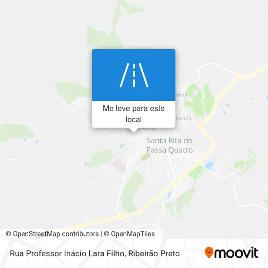 Rua Professor Inácio Lara Filho mapa