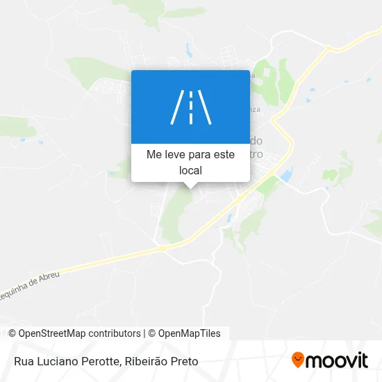 Rua Luciano Perotte mapa