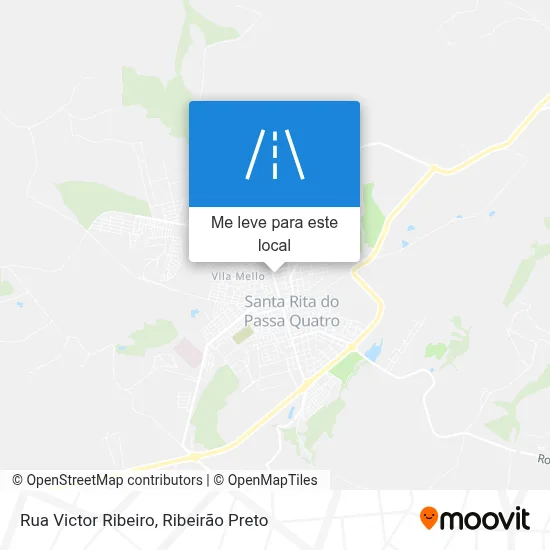 Rua Victor Ribeiro mapa