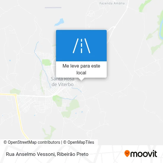 Rua Anselmo Vessoni mapa
