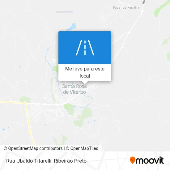 Rua Ubaldo Titarelli mapa