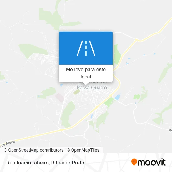 Rua Inácio Ribeiro mapa