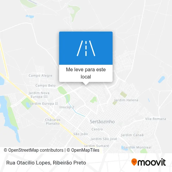Rua Otacilio Lopes mapa