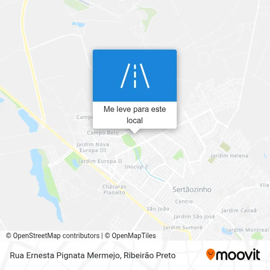 Rua Ernesta Pignata Mermejo mapa