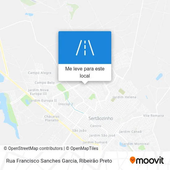 Rua Francisco Sanches Garcia mapa