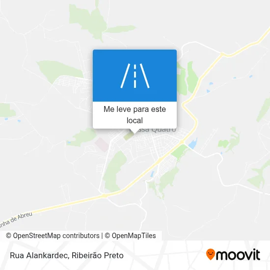 Rua Alankardec mapa