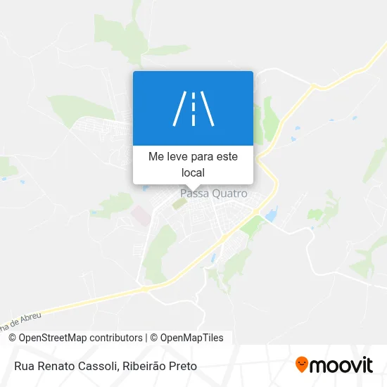 Rua Renato Cassoli mapa
