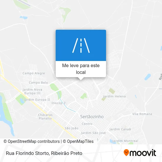Rua Florindo Storto mapa