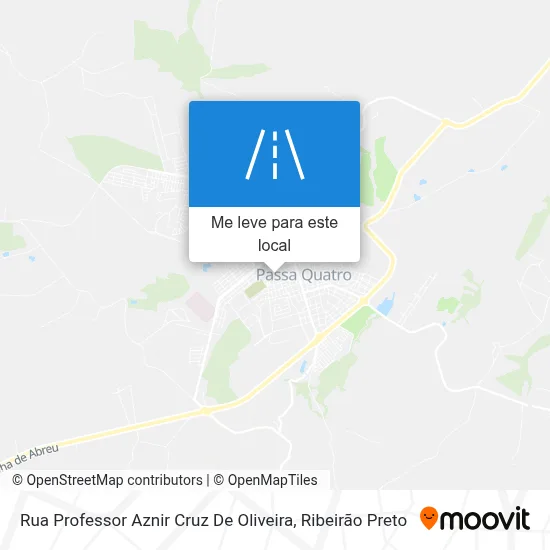 Rua Professor Aznir Cruz De Oliveira mapa