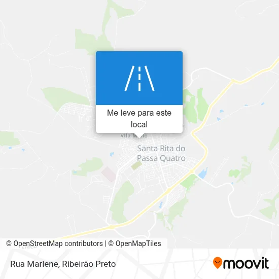 Rua Marlene mapa