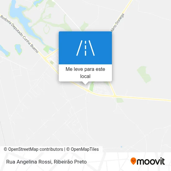 Rua Angelina Rossi mapa