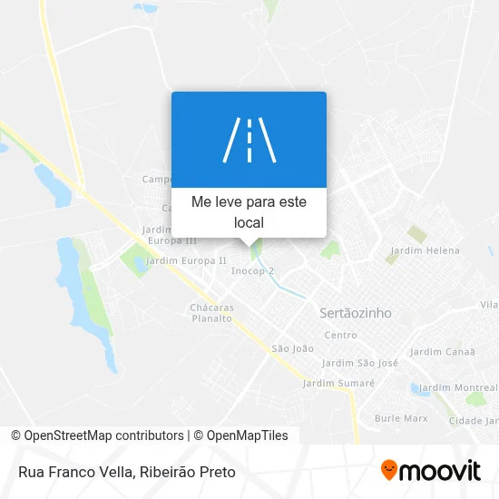 Rua Franco Vella mapa