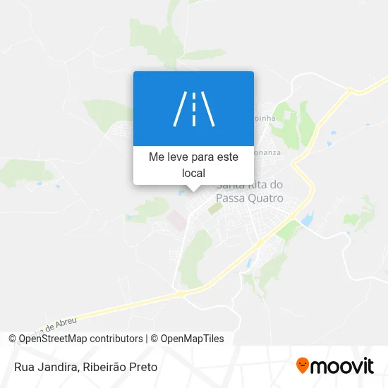 Rua Jandira mapa